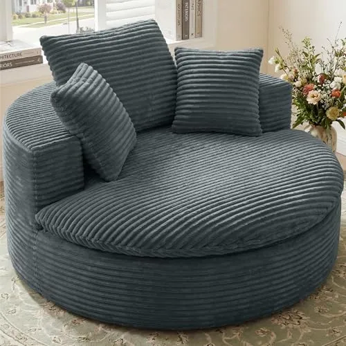 CUBENTE 59" Round Boneless Chaise